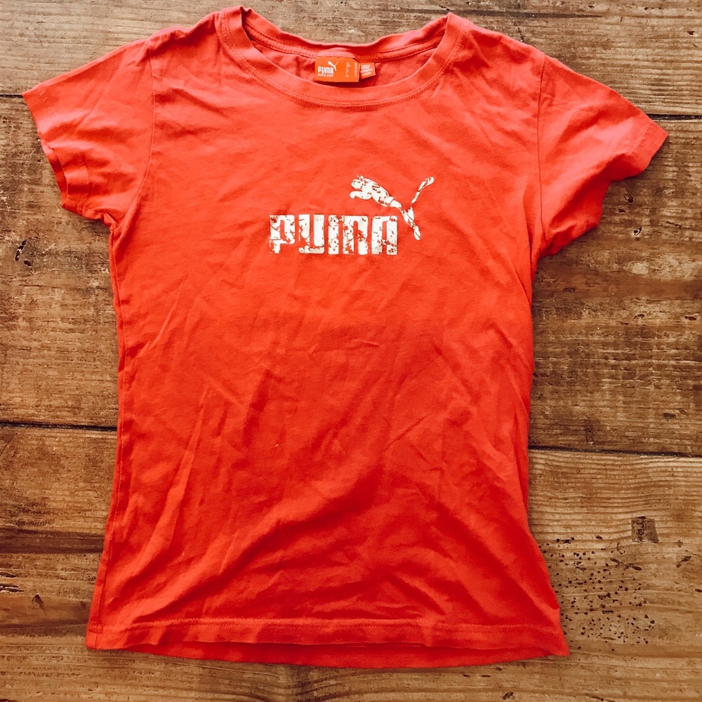 Pink puma shirt